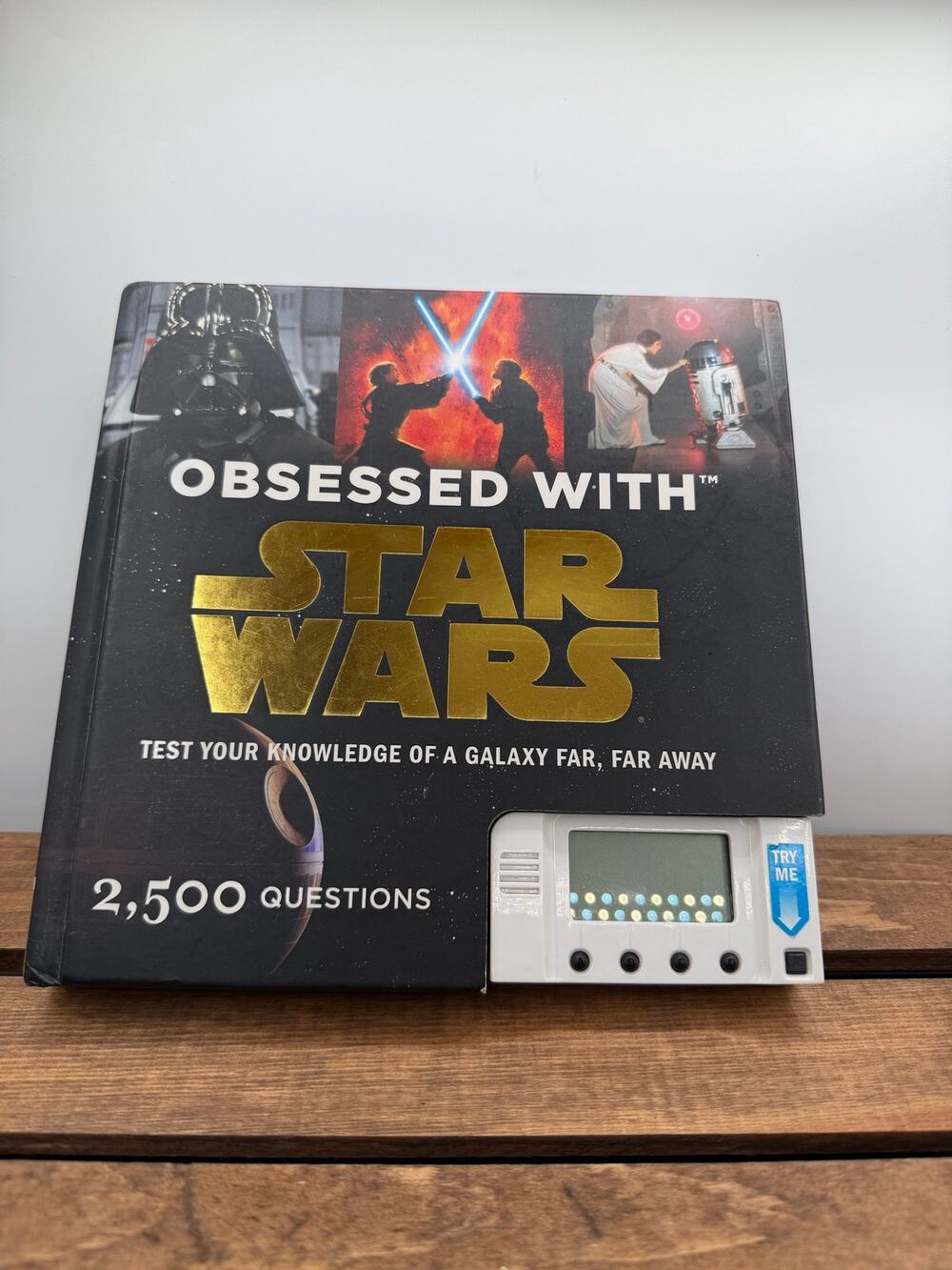 Obsessed With Star Wars Interactive Trivia Book - 2500 Questions Electronic Game